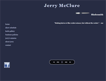 Tablet Screenshot of jmcclureknives.net